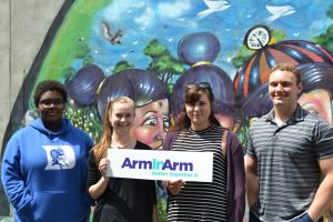 Arm In Arm interns and summer student workers