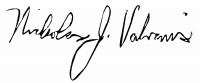 Nick Valvanis Full Signature